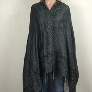 Boho Paisley poncho‎ small/med
